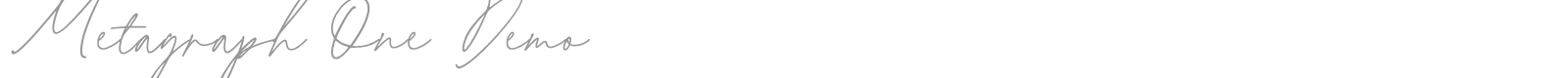 Metagraph font preview